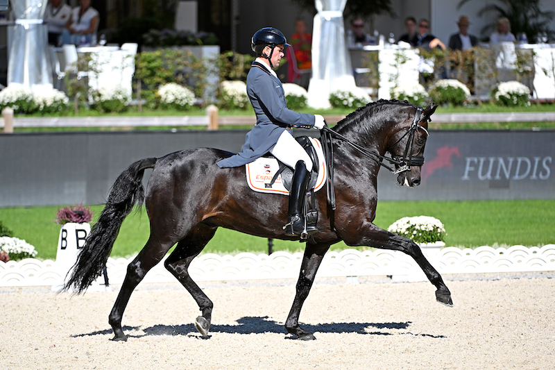 Dressurrytter Severo Juardo Lopez Juardo Dressage ved EM i dressur 2023 i Riesenbeck Tyskland